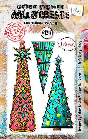 AALL & Create - Stamp Set A7 Twinkling Pines