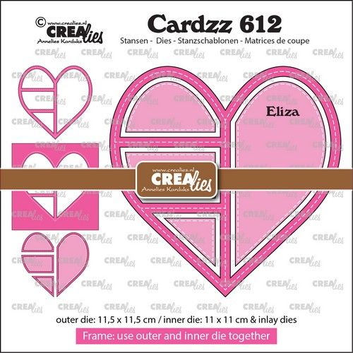 Crealies Cardzz Rahmen & Inlay Eliza