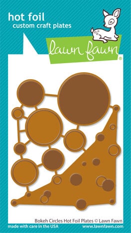 Lawn Fawn -  Bokeh Circles Hot Foil Plates