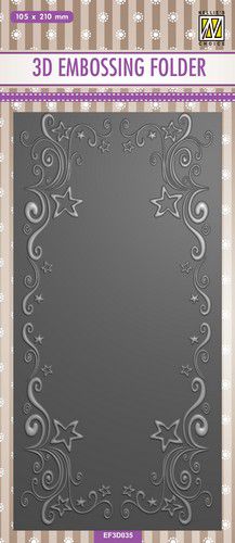 nellies-choice-3d-emb-folder-slimline-curs-stars-rahmen-ef3d03-322027-de-g