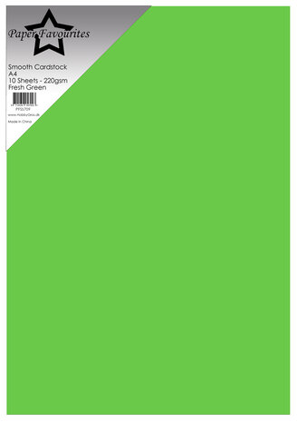 Paper Favourites - Fresh Green A4 Smooth Cardstock