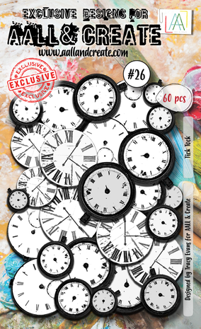 AALL & Create  Ephemera Die-cuts Tick Tock