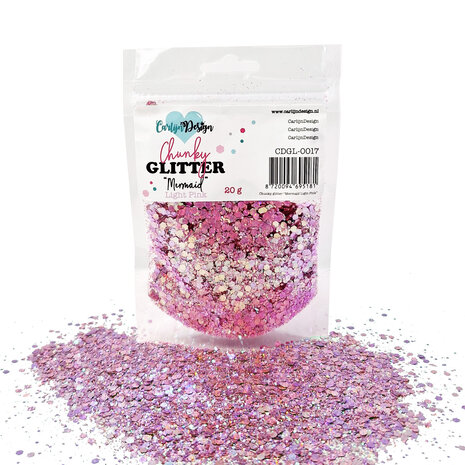 CarlijnDesign - Chunky Glitter Mermaid Light Pink 20g