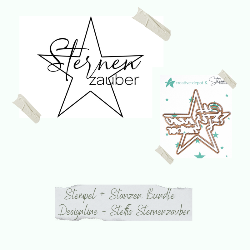 Creative Depot -  Bundle - Designline - Steffis Sternenzauber - Stempelset & Stanzen