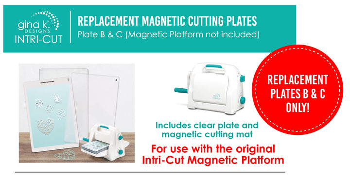 Gina K Designs - Intri-Cut Replacement Magnetic Cutting Plates