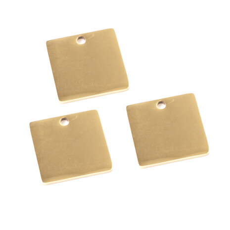 We R Makers - Jewelry Press Charms Stainless Steel Square (3pcs)
