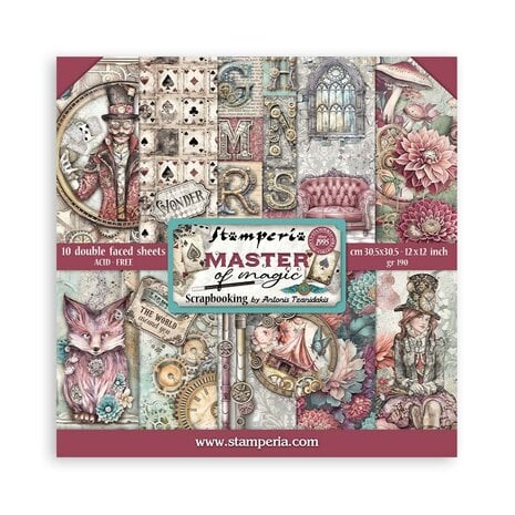 Stamperia - Master of Magic 12x12 Inch Paper Pack