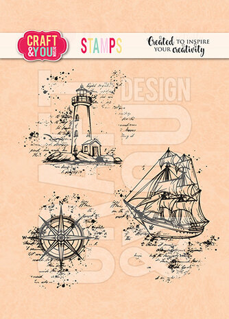 Craft & You Design - Sea Travel Set Stamps