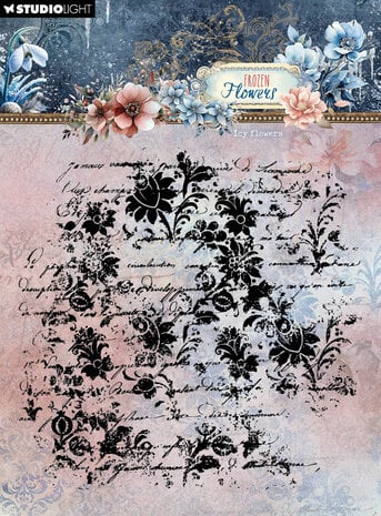 Studio Light - Frozen Flowers Clear Stamp Icy Flowers