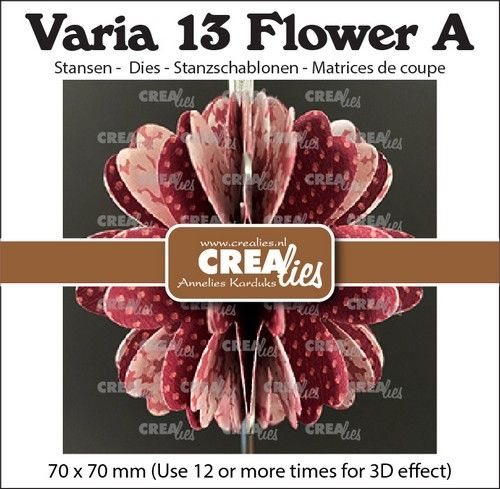 Crealies Varia 3D Blume A