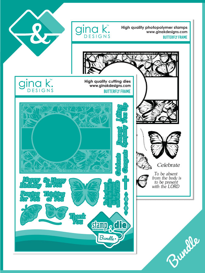 Gina K Designs -BUNDLE- Butterfly Frame