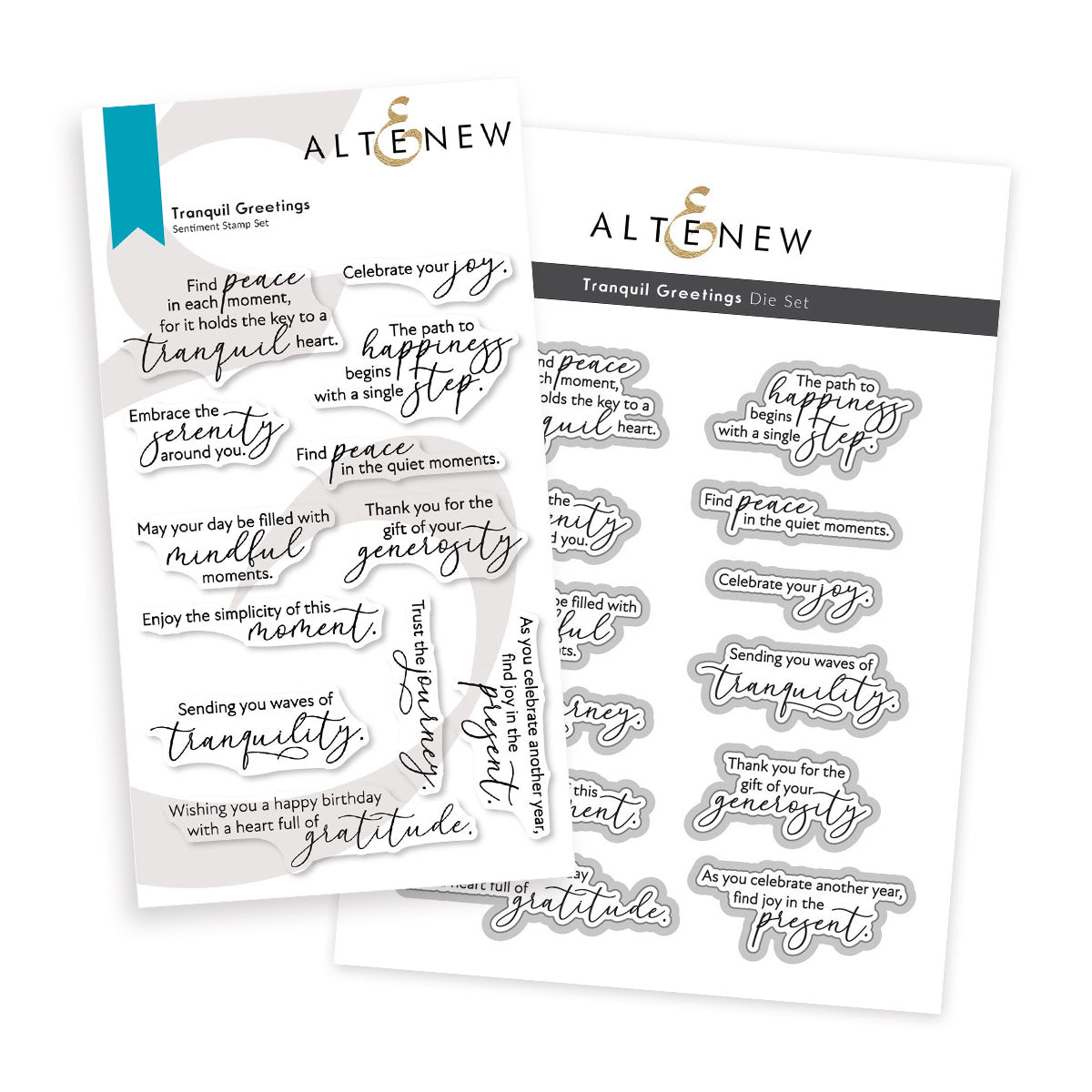 Altenew - Tranquil Greetings Bundle