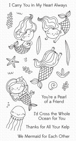 My Favorite Things - Mermaid for Each Other Clear Stamps 