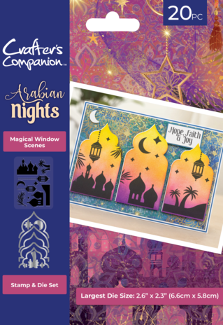 Crafter's Companion - Arabian Nights Stamps & Die Magical Window Scene