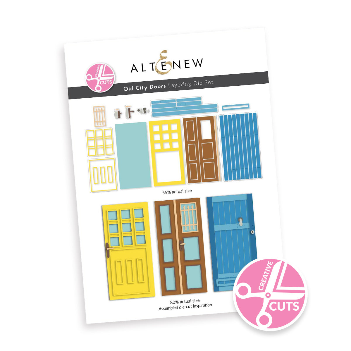 Altenew - Creative Cuts: Old City Doors Layering Die Set 