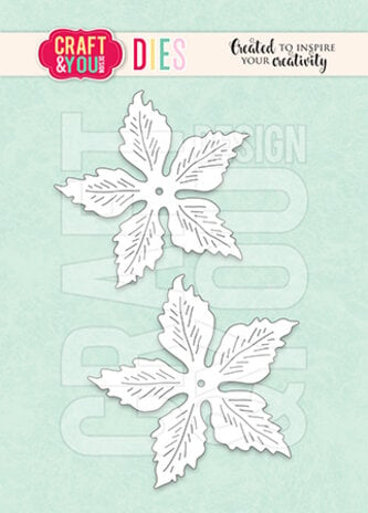 Craft & You Design - Magda's Poinsettia Big Flower Dies