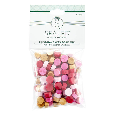 Spellbinders - Must-Have Wax Bead Mix Pink (100pcs) 