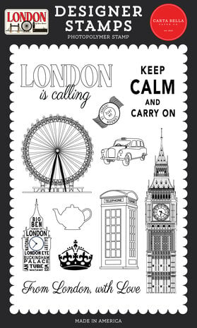 Carta Bella - London Is Calling Designer Stamps