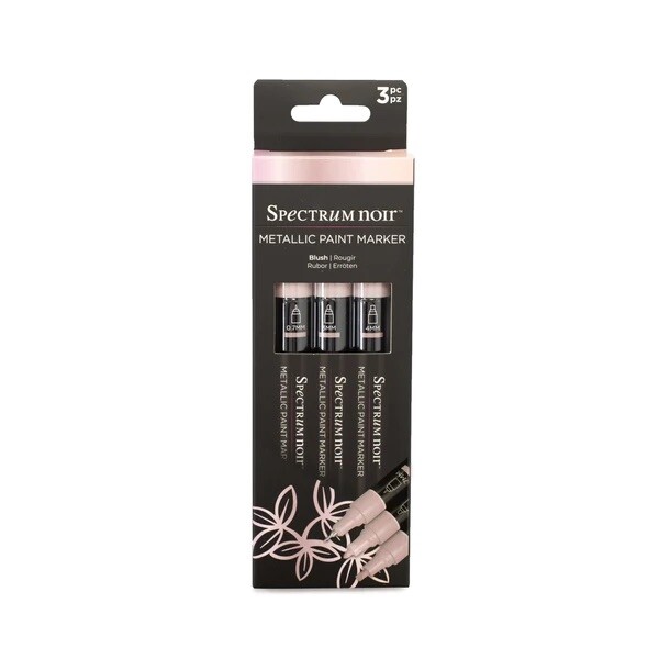 Spectrum Noir Acrylic Paint Marker Metallic sets (3st) - Blush