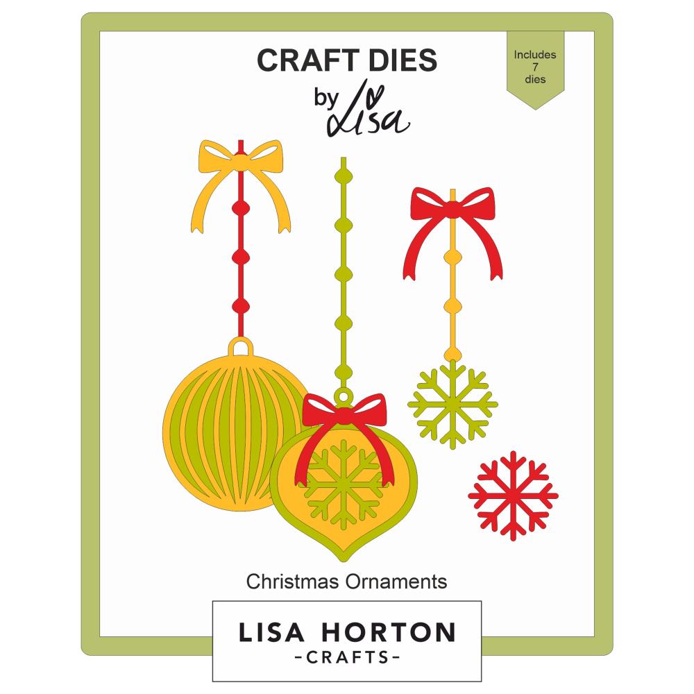 Lisa Horton Crafts Dies -  Christmas Ornaments 