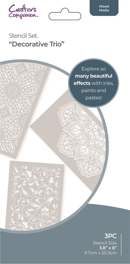 CC - Stencil Set - Decorative Trio