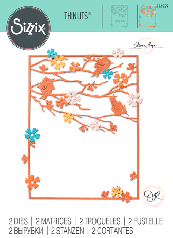 Sizzix - Thinlits Die by Olivia Rose Woodland Cardfront (2pcs)