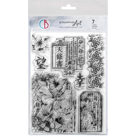 Ciao Bella - Land of the Rising Sun 6x8 Inch Clear Stamps Land of the Rising Sun (7pcs) 