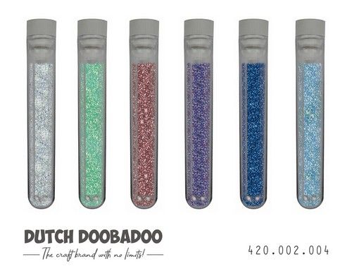 Dutch Doobadoo glitterset Floral Delight