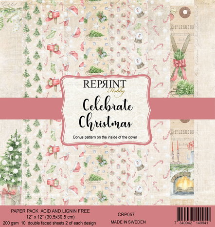 reprint-celebrate-christmas-12x12-inch-paper-pack