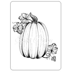 Sweet Poppy Stencil: Tall Pumpkin Stamp