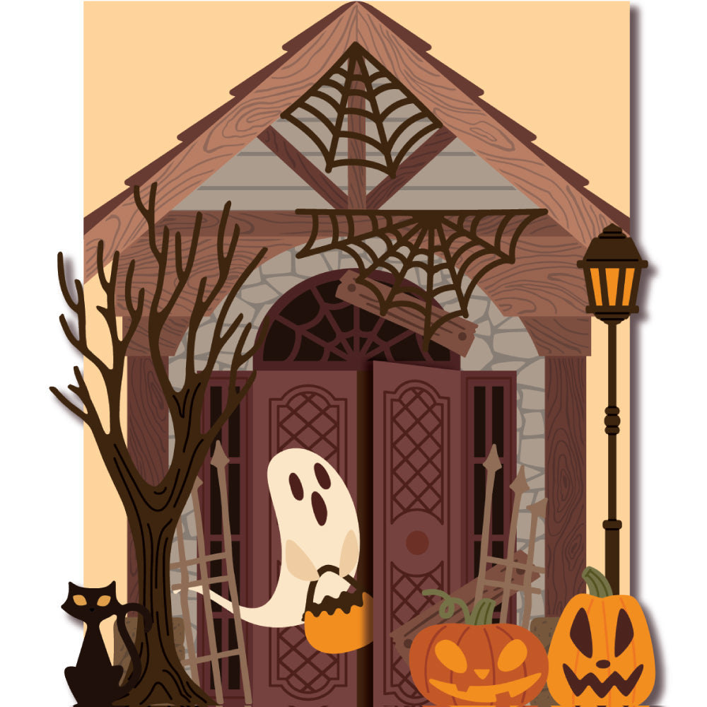 Honey Bee -  Lovely Layers: Front Porch Falloween Add-On - Honey Cuts