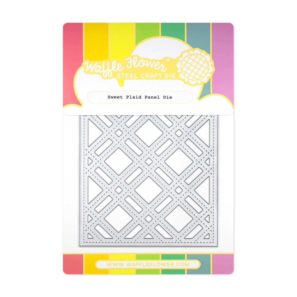 Waffle Flower - Sweet Plaid Panel Die