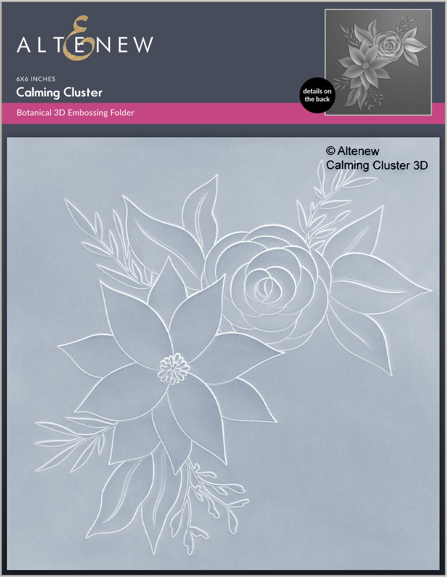 Altenew - Calming Cluster 3D Embossing Folder 