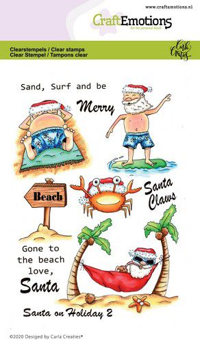 craftemotions-clearstamps-a6-santa-on-holiday-2-carla-creaties-317598-de-g