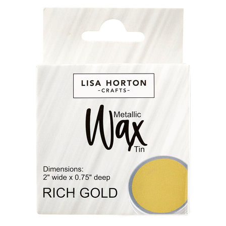 Lisa Horton Crafts Water Based Wax Tin - Rich Gold