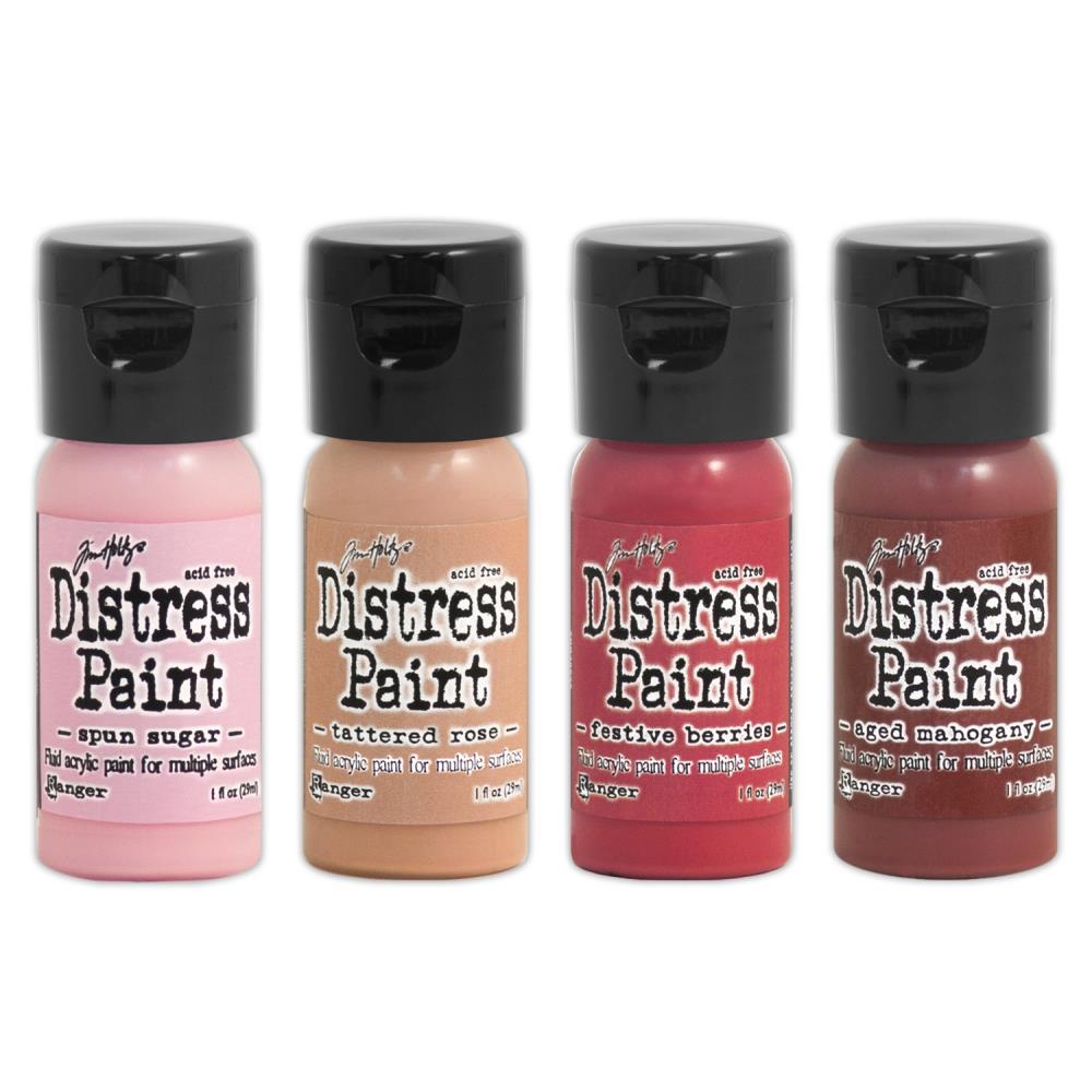 Tim Holtz Distress Paint W/Flip Top - Paint Kit #1