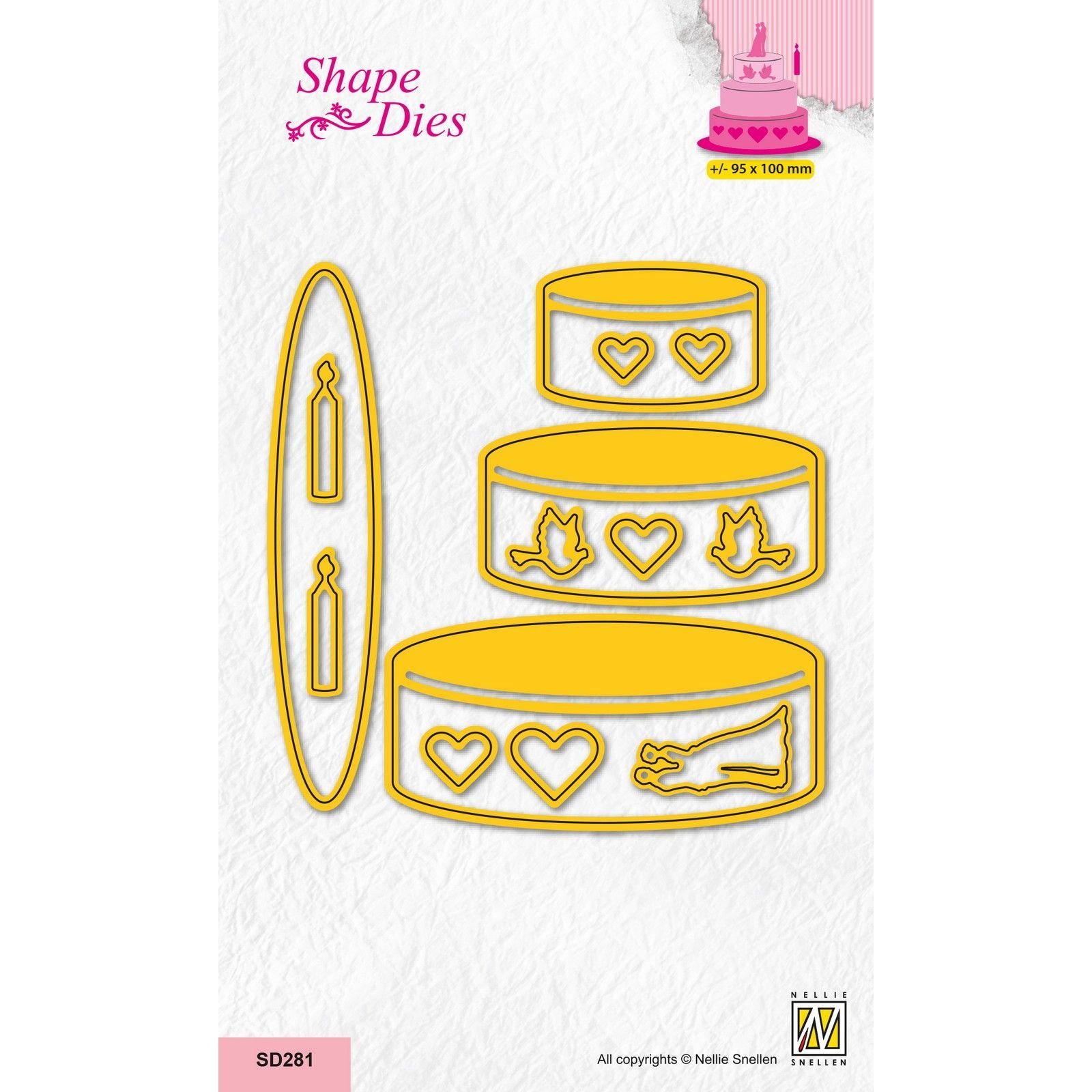 Nellie Snellen • Shape Die Weddingcake