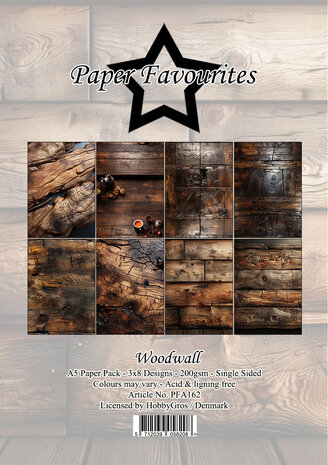 Paper Favourites - Woodwall A5 Paper Pack