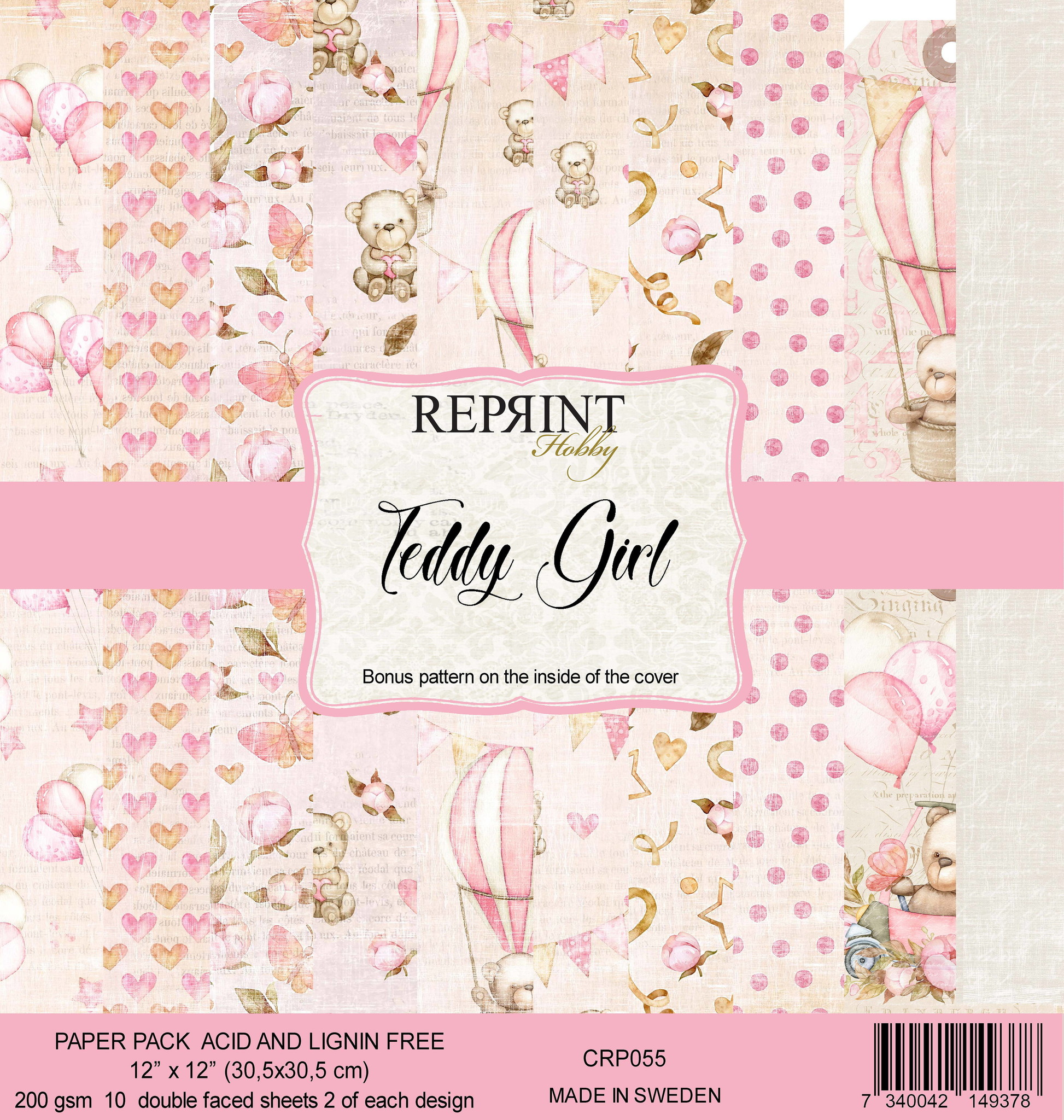 reprint-teddy-girl-12x12-inch-paper-pack-crp055