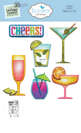 Elizabeth Craft Designs - Sunny Days Die Cheers to You 