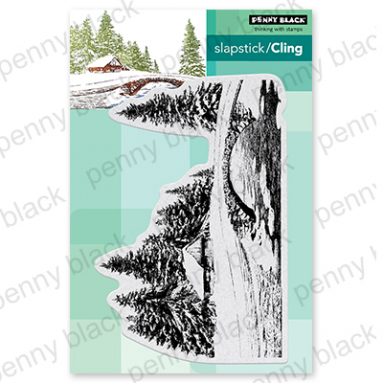 Penny Black - TRAVERSE (CLING RUBBER STAMP) 5.75" x 3.75""