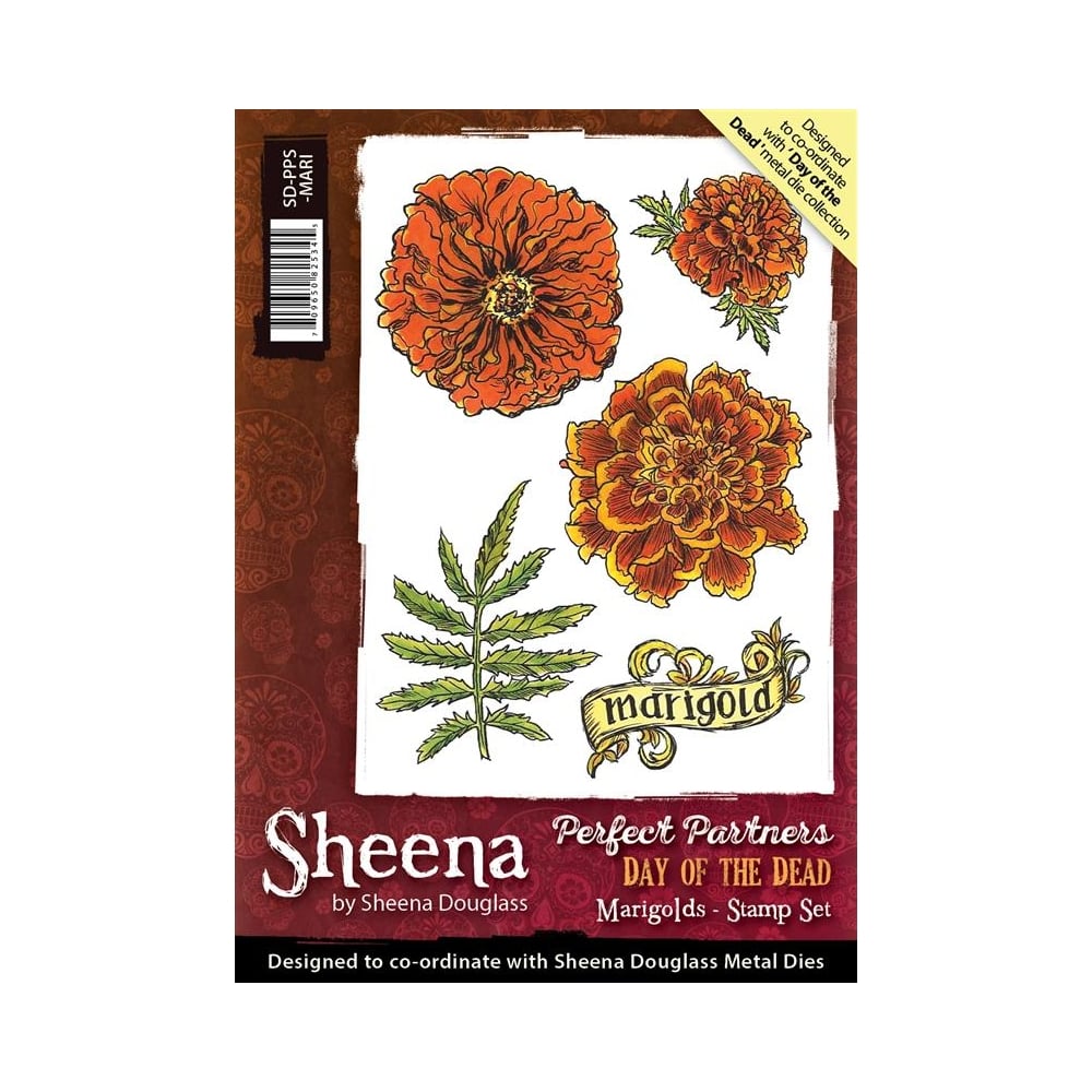 sheena-douglass-perfect-partners-day-of-the-dead-a6-unmounted-rubber-stamp-marigolds-p31189-58508_image