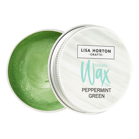 Lisa Horton Crafts Water Based Wax Tin - Peppermint Green