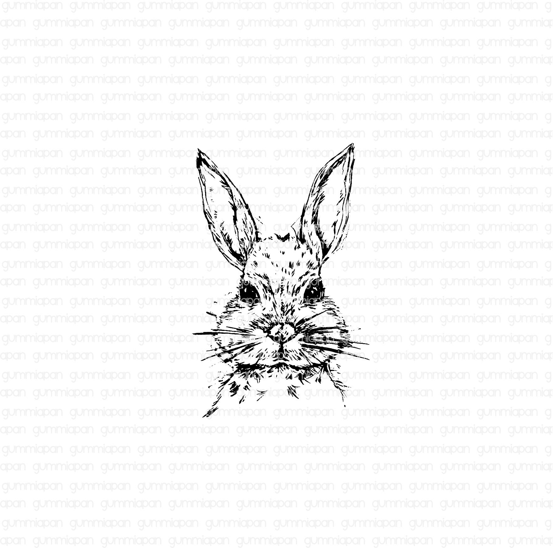 Gummiapan - Sketched Rabbit