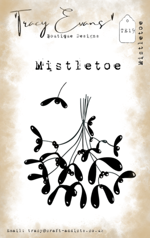 Tracy Evans - Mistletoe A7 Stamp