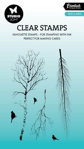 Studio Light Clear Stamp Trees & Birds Essentials nr.703