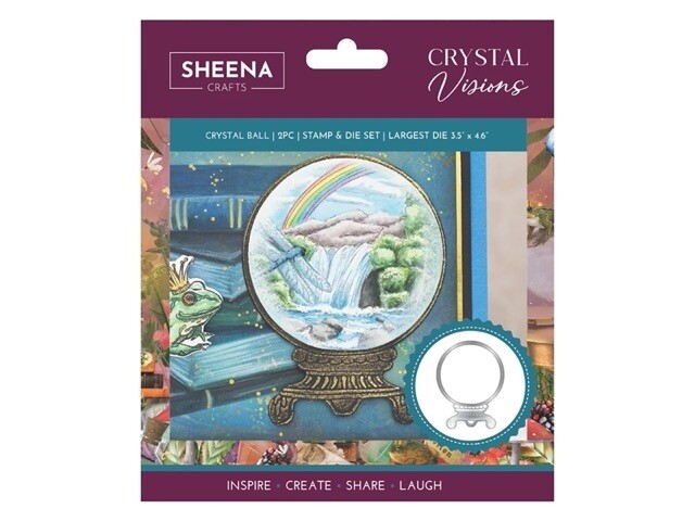 Crafter's Companion - Sheena Douglass - Crystal Visions - Snijmal - Crystal Ball