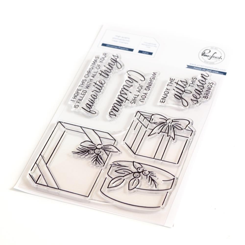 Pinkfresh Studio Clear Stamp Set 4"X6" - Christmas Presents