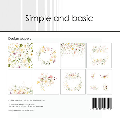 Simple and Basic - Spring Feelings 6x6 Inch Paper Pack