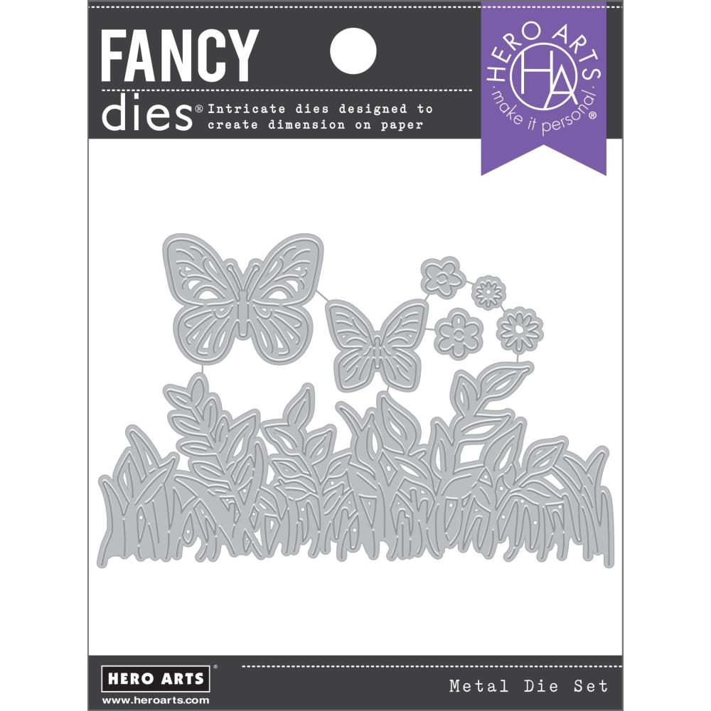 Hero Arts Fancy Dies -  Butterfly Foliage 